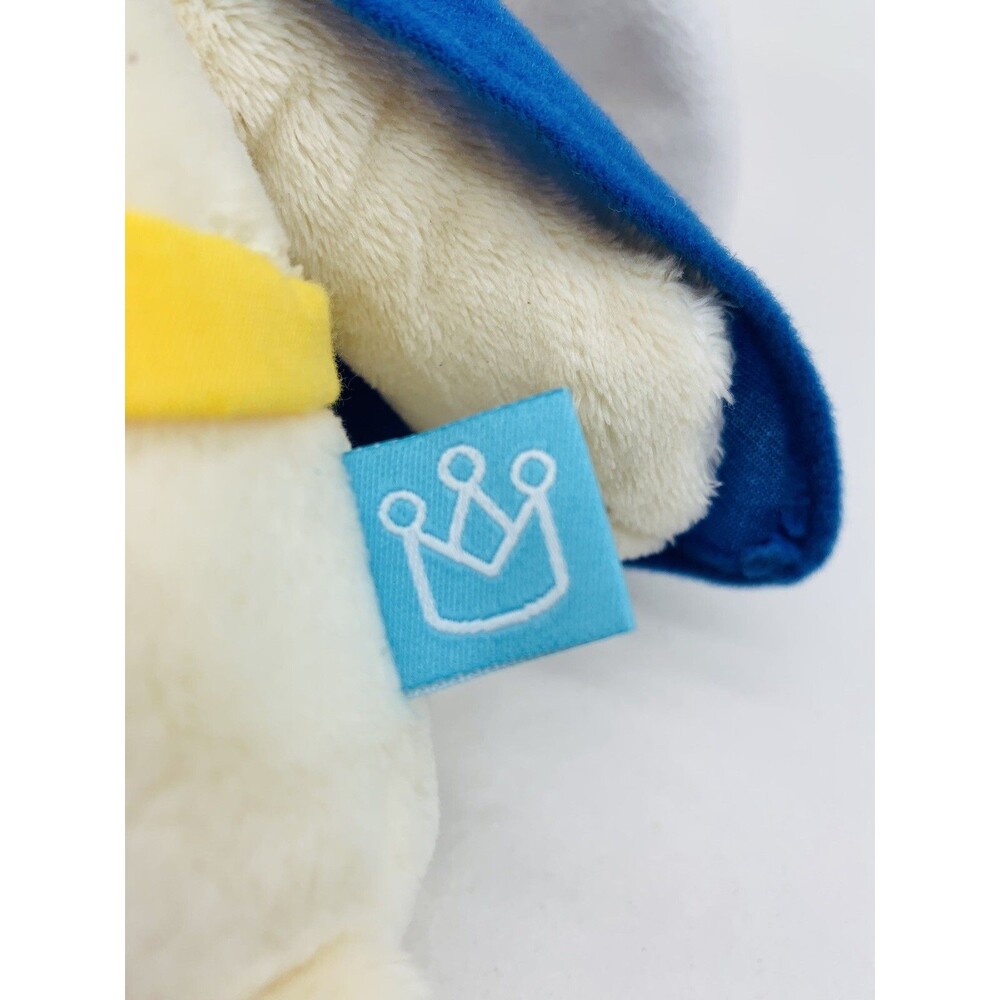 Manhattan Toy Super Hero Bunny Plush Ivory Soft Stuffed Animal Blue Cape Mask - Picture 10 of 15